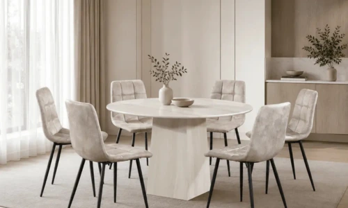 1+6-Marble-Dining-Set-(T360+C895)