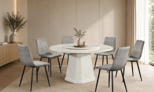 1+6-Marble-Dining-Set-(T627+C895A)
